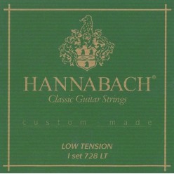 Hannabach 7164960 Struny do gitary klasycznej Seria 728 Low Tension Custom Made